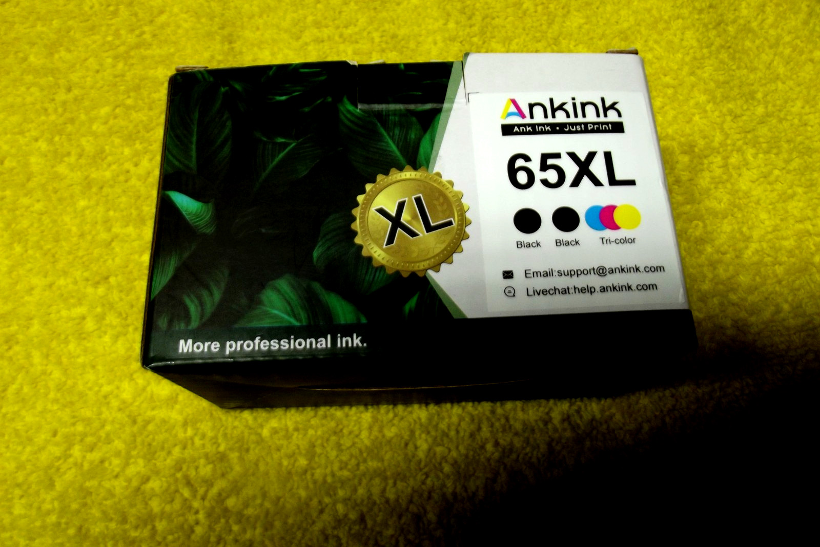 Ankink 65XL Ink Cartridge Replacement Black/Color Combo New