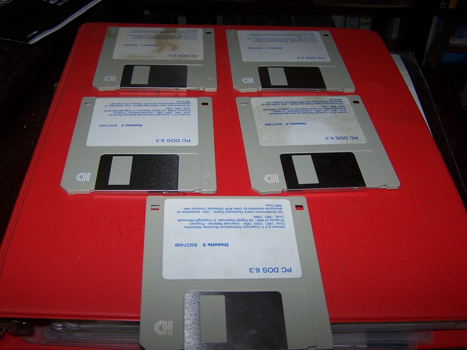 IBM PC DOS 6.3  on 1.4MB Disks  - 1993