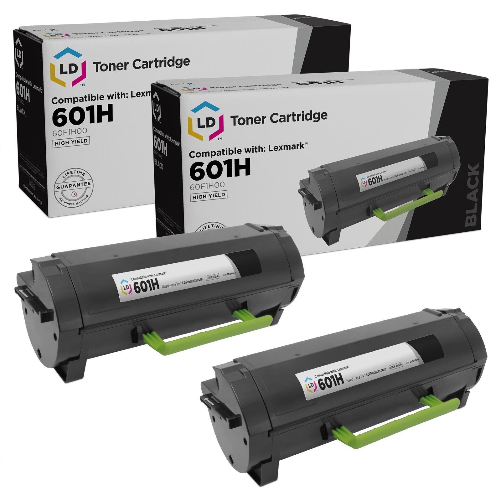 LD Comp Lexmark 60F1H00 2PK HY MX310dn MX410 MX510 MX511 MX610de MX611