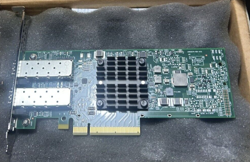 Dell 7M8VP Broadcom 57404 Dual-Port 25GbE SFP28 PCIe 3.0 x8 LP Adapter 4GMN7
