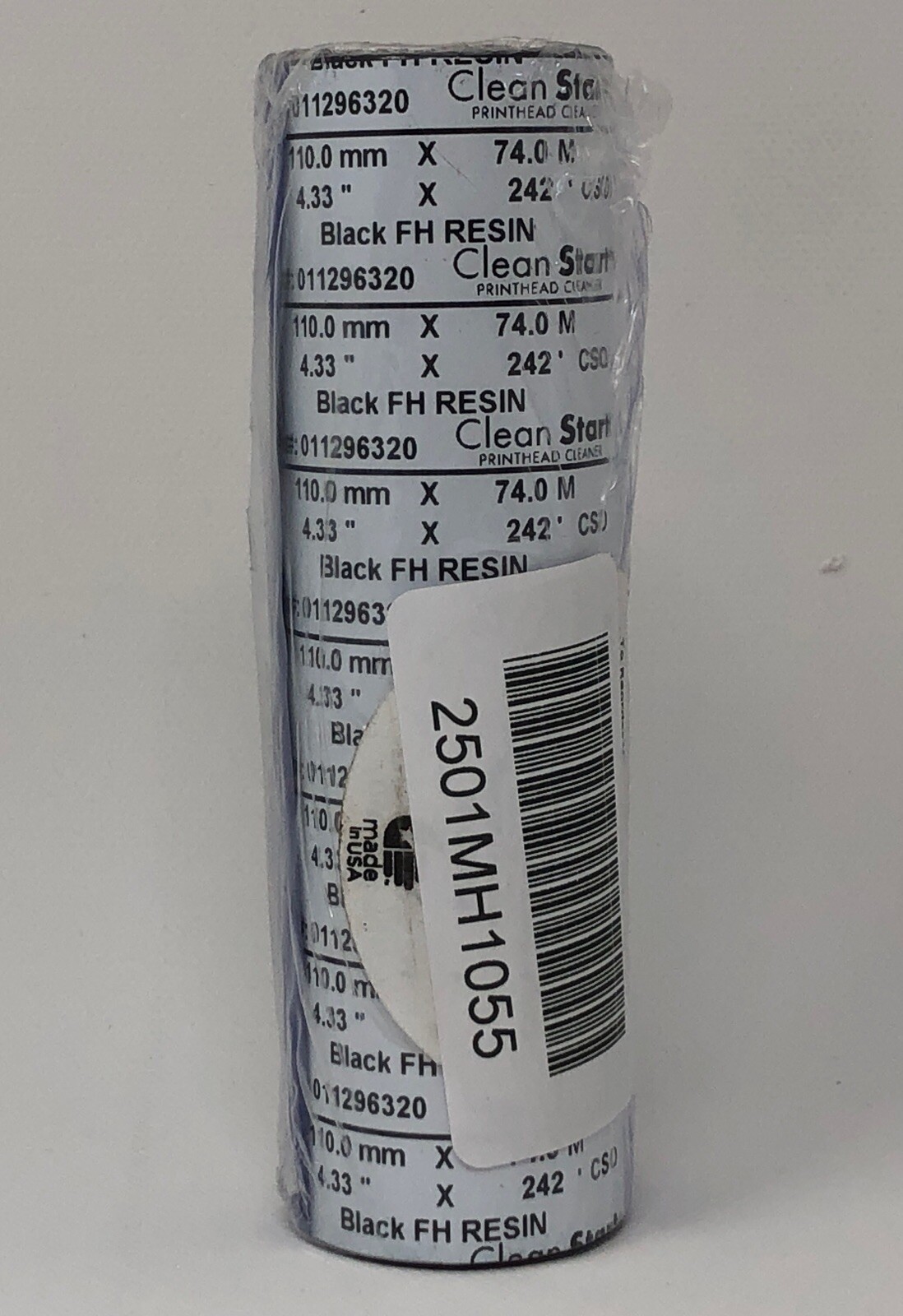 Clean Start Black FH Resin 110.0mm x 74.0m Lot of 2