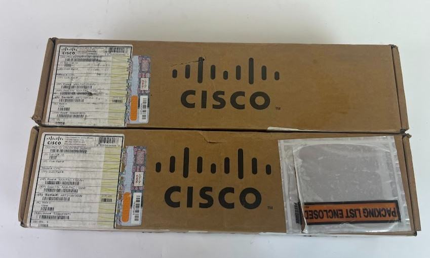 Lot of 2 Cisco NXA-PAC-1100W= 1100W AC Power Supply Nexus 5500 5600 600