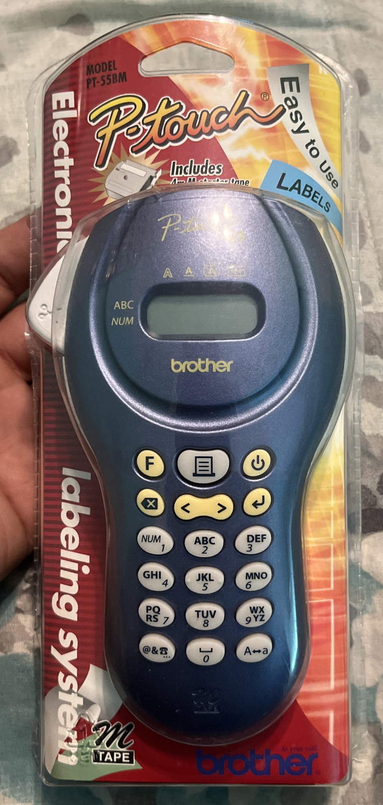 Brother P-Touch PT-55BM Personal Hand-Held Labeling System New Sealed Vtg