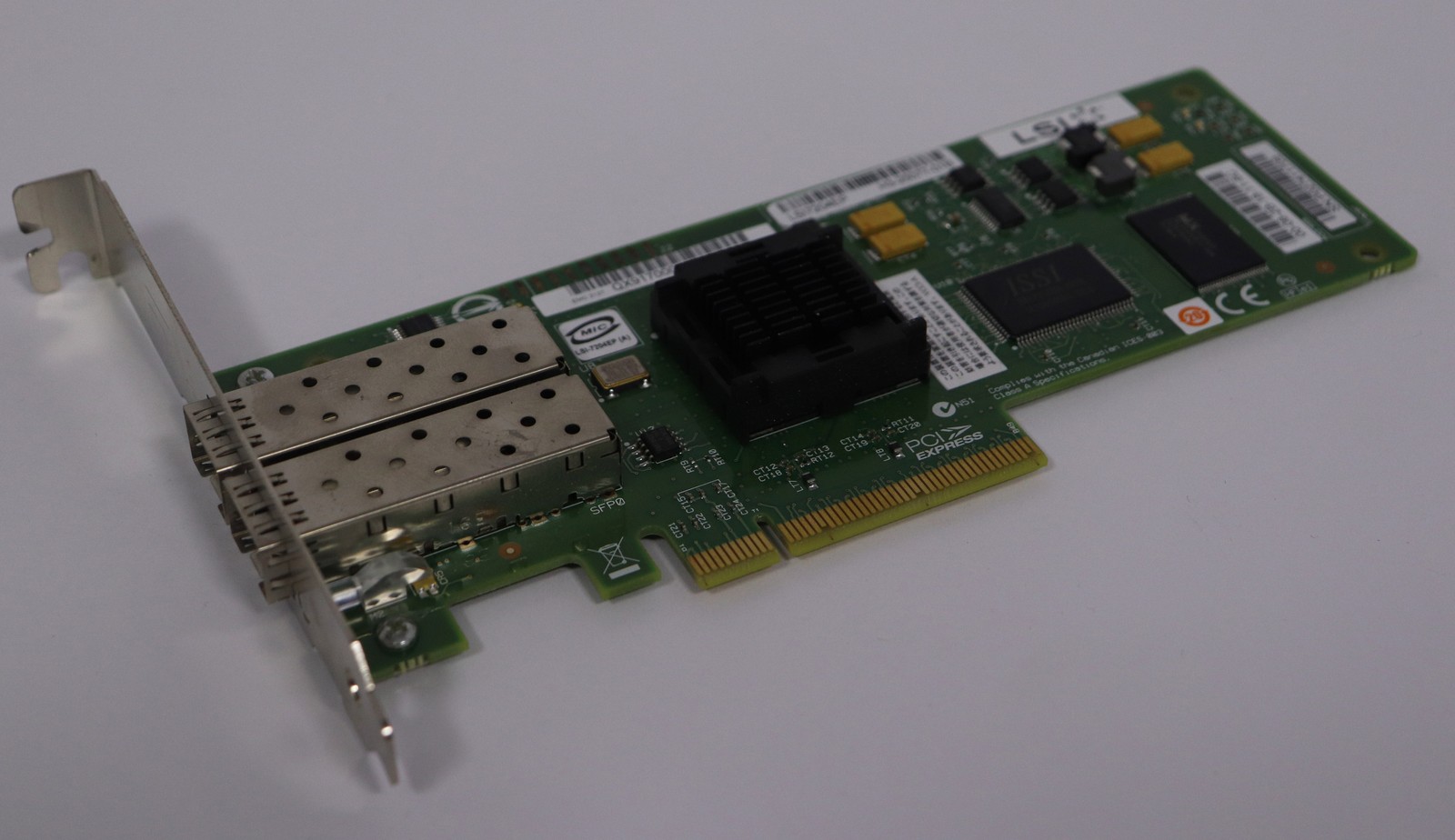 LSI LSI7204EP Full Height Dual 4GB Fibre Channel PCie Adapter