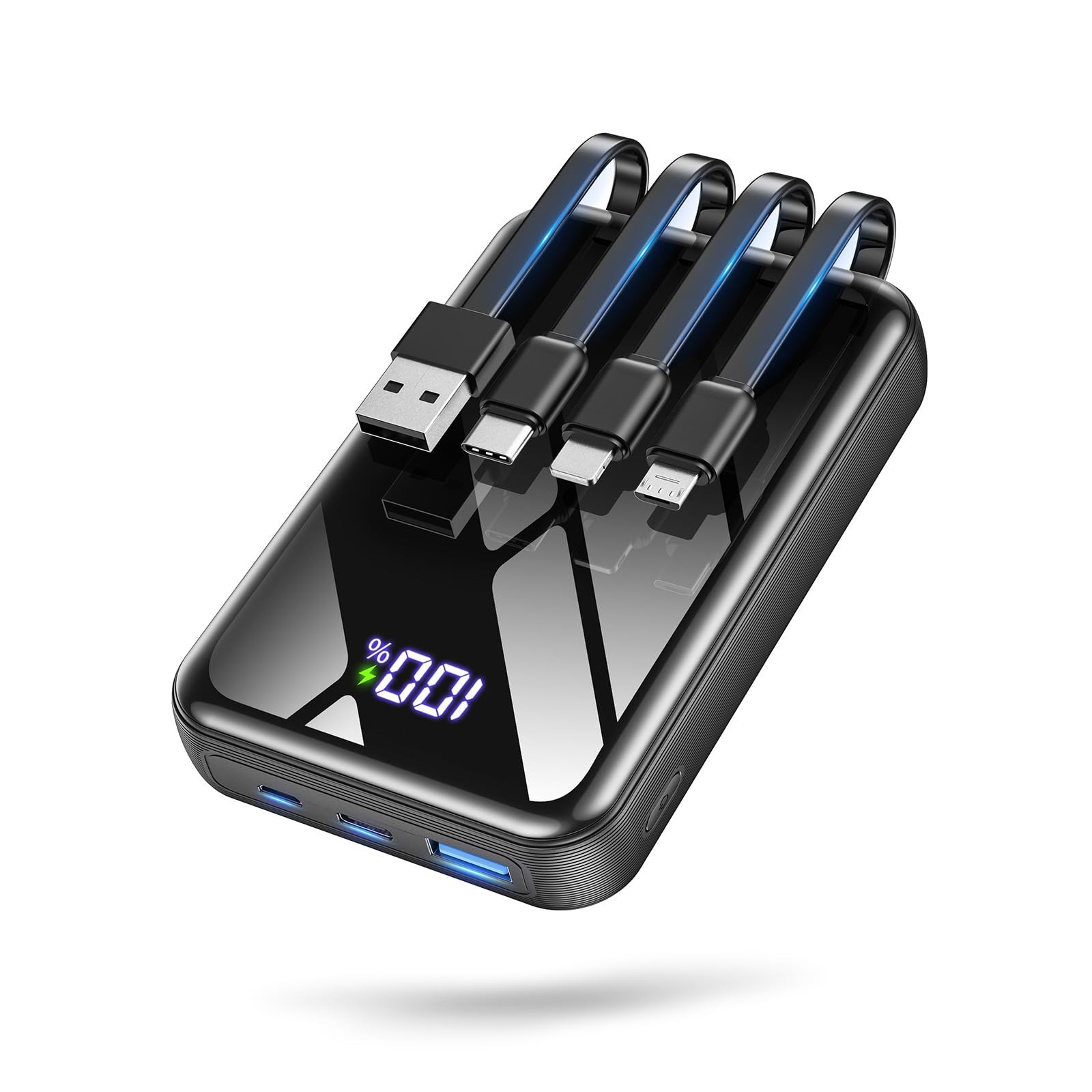 YBYP Portable Charger Power Bank 50000mAh, 22.5W Fast Charging & 50% Black