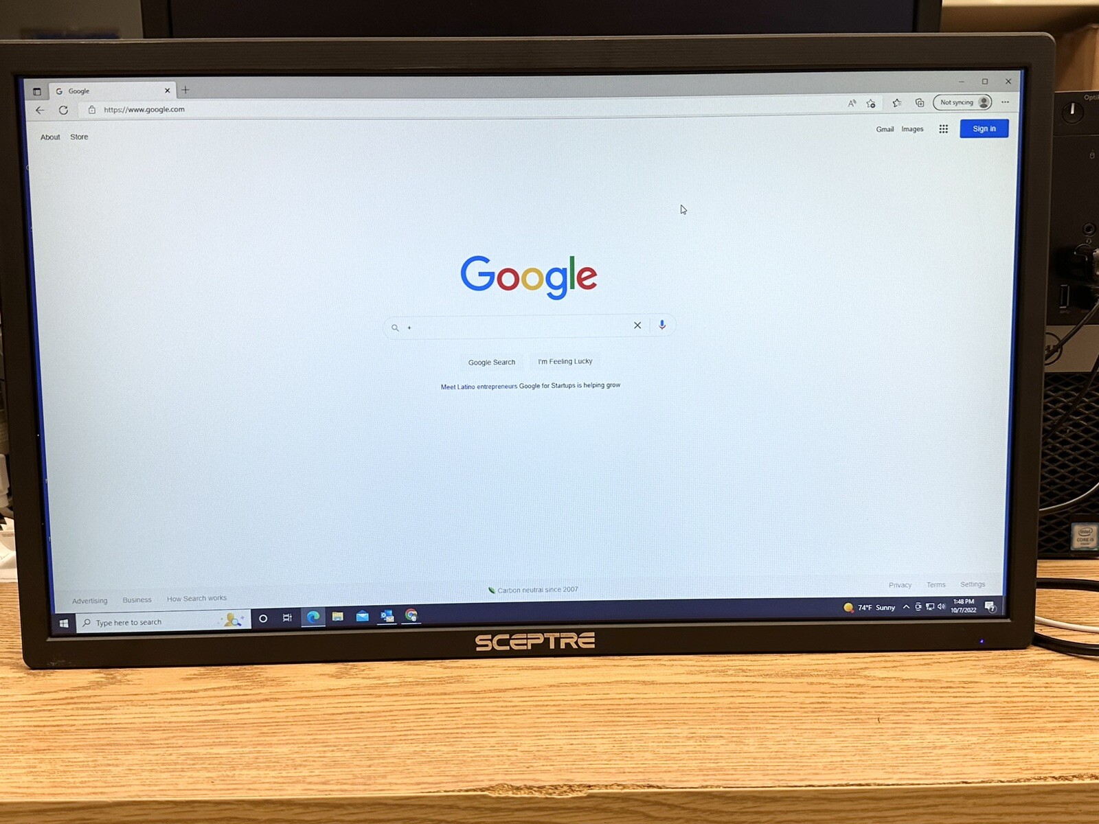 Sceptre F22 E225W-19203R 22" 1080P Full HD Monitor