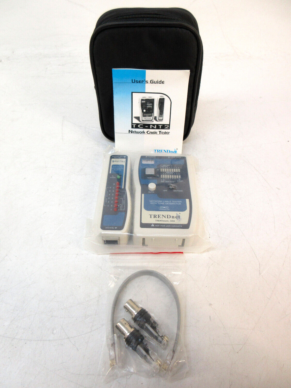 TRENDnet TC-NT2 Network Cable Tester, Tests Ethernet/USB & BNC Cables, Test Pins
