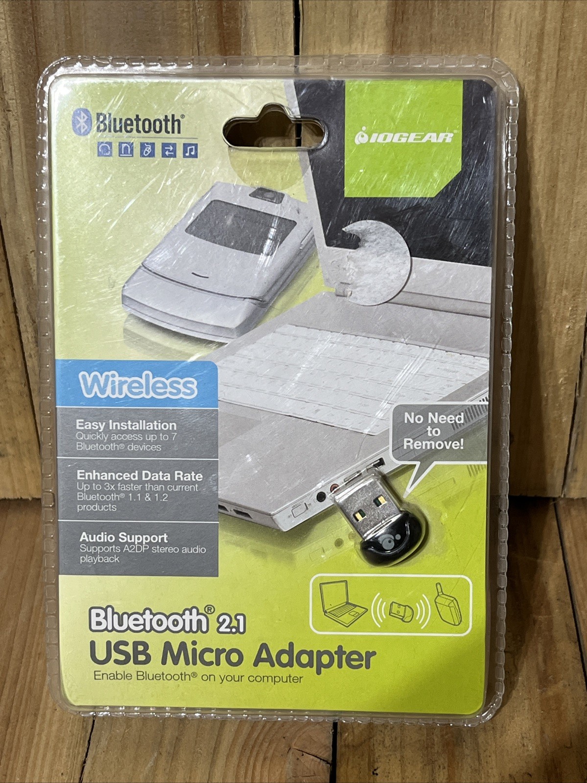 IOGear Bluetooth 2.1 USB Micro Adapter GBU421 MAC or PC - 30 Foot Wireless Range