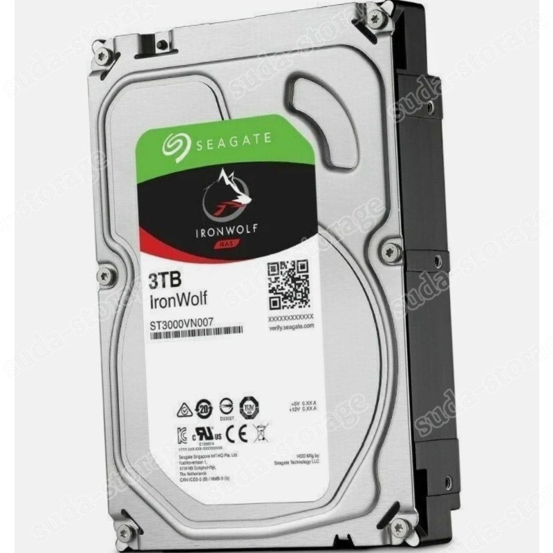 1PCS Seagate IronWolf ST3000VN007 3TB 5900RPM SATA 6Gb/s 3.5 NAS Internal Hard