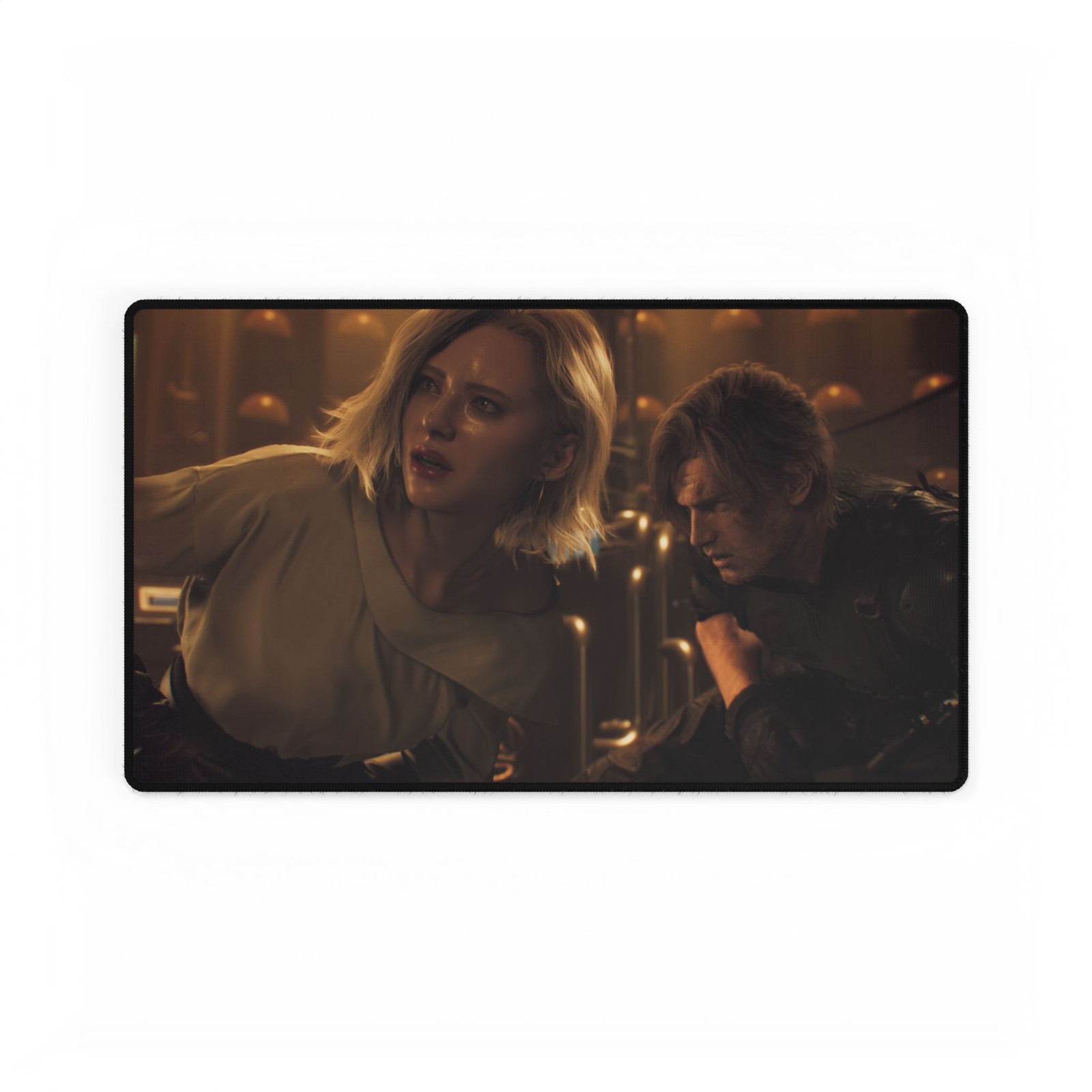 Grace and Leon Resident Evil Requiem Desk Mat | Gaming Mousepad