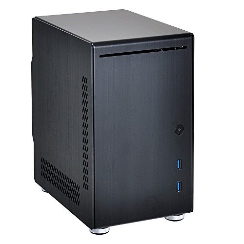 Lian Li PC-Q21 Mini iTX PC Case With Slot In Optical Drive Bay for silent PC Blk