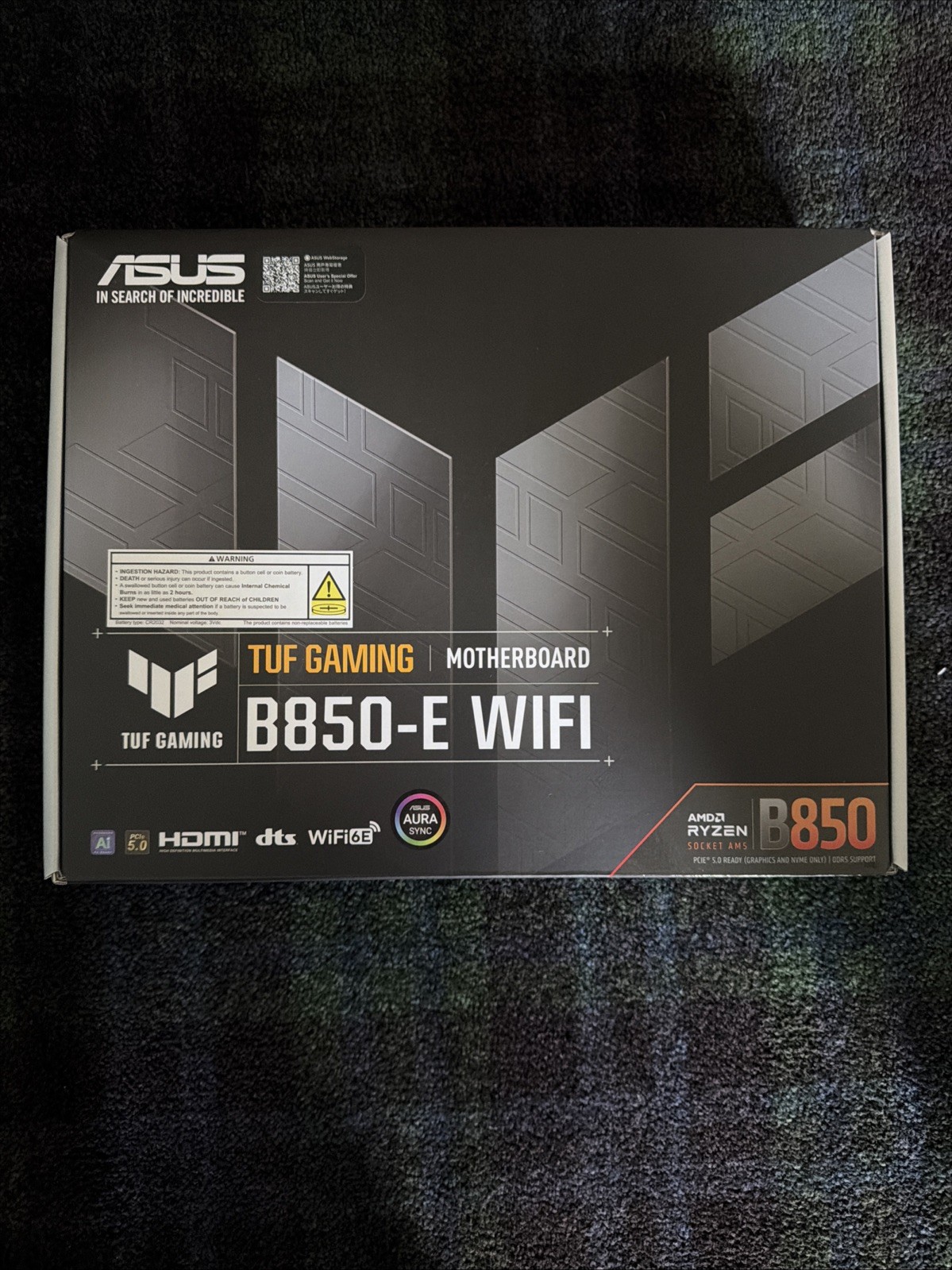 B850E WiFi Tuff Gaming Sealed Brand New