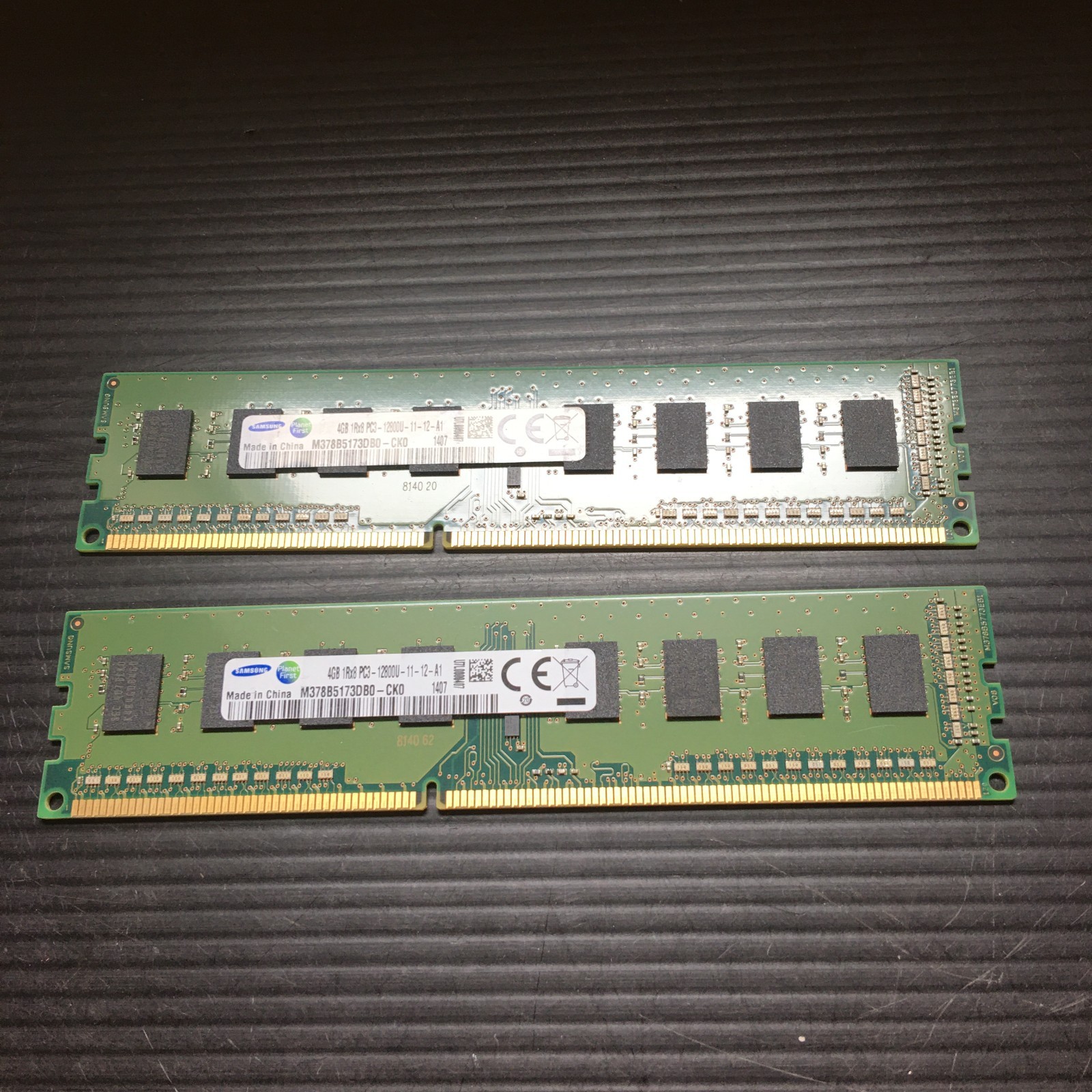 ONE(1) Samsung 4GB 1Rx8 PC3-12800U-11-12-A1 M378B5173DB0-CK0 PC Memory
