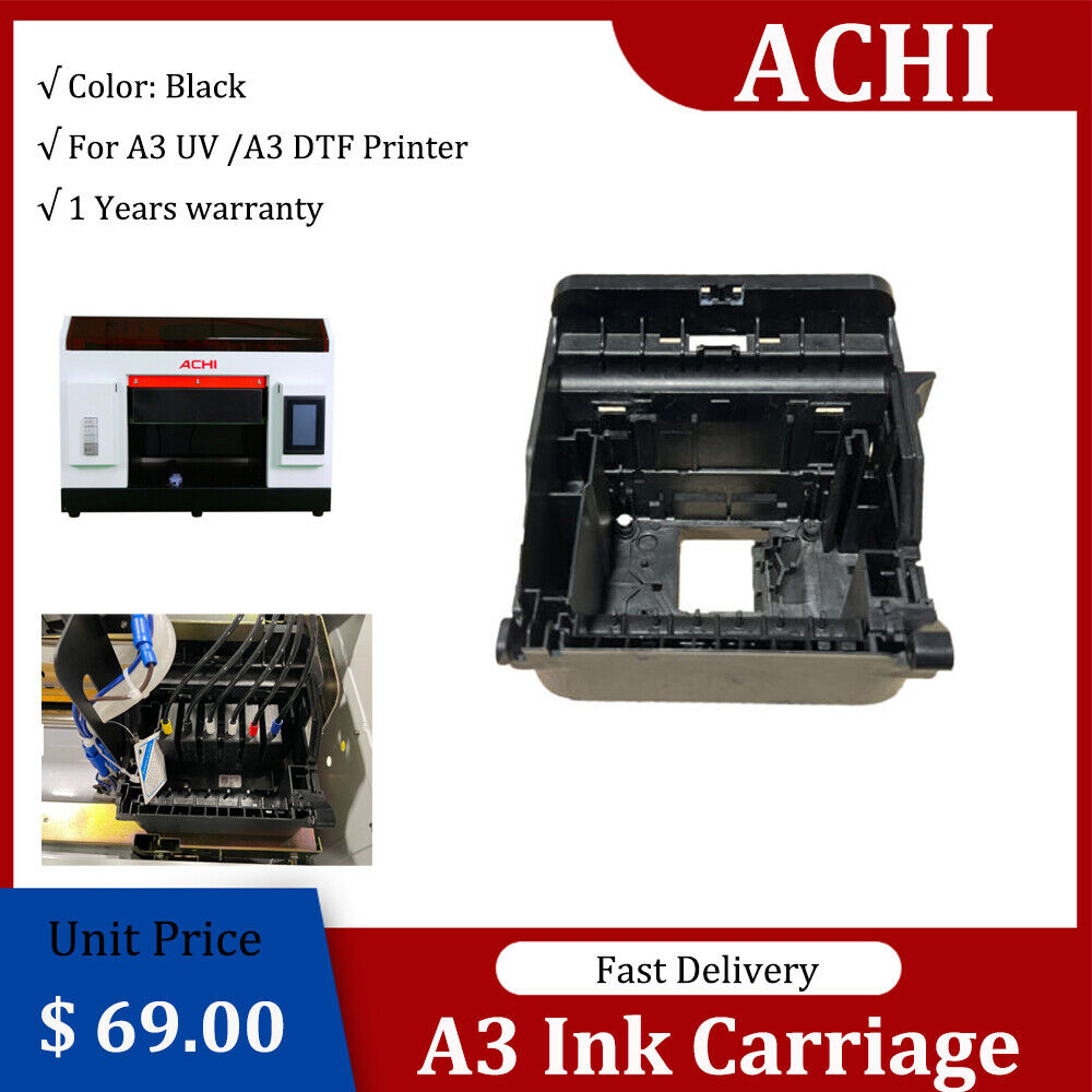 ACHI Ink Car Print head Carriage For A3 UV Printer 1PC
