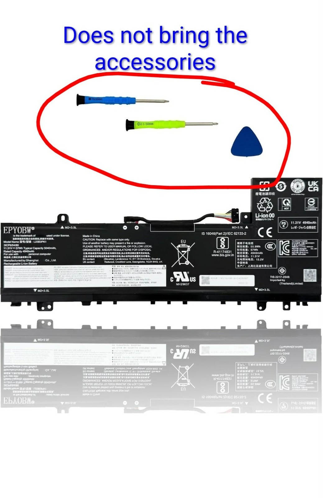 US L23B3PK1 L23D3PK1 L23M3PK1 L23N3PK1 Battery for L enovo IdeaPad Slim 5-14IMH9