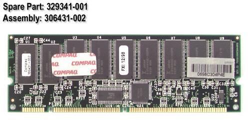 ErsaZZa 329341-001 128MB 100MHz CL2 SDRAM ~E~