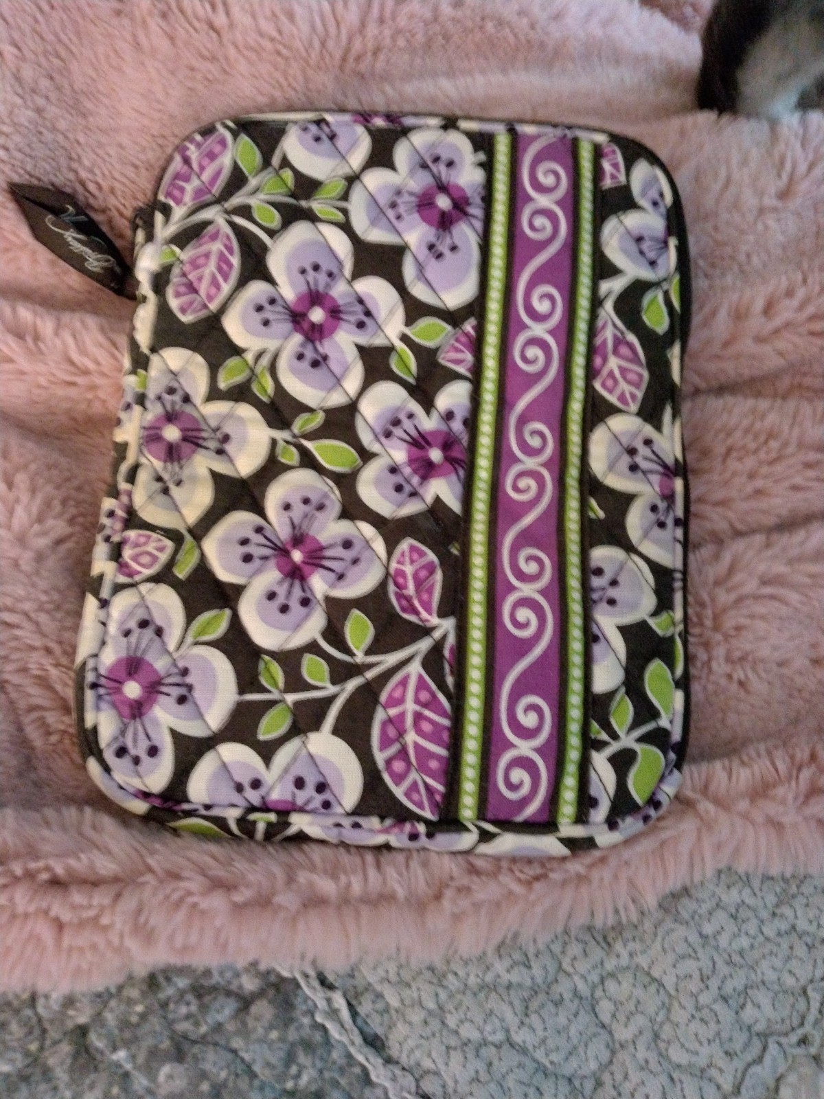  VERA BRADLEY E-READER SLEEVE Plum Petals MSRP $34