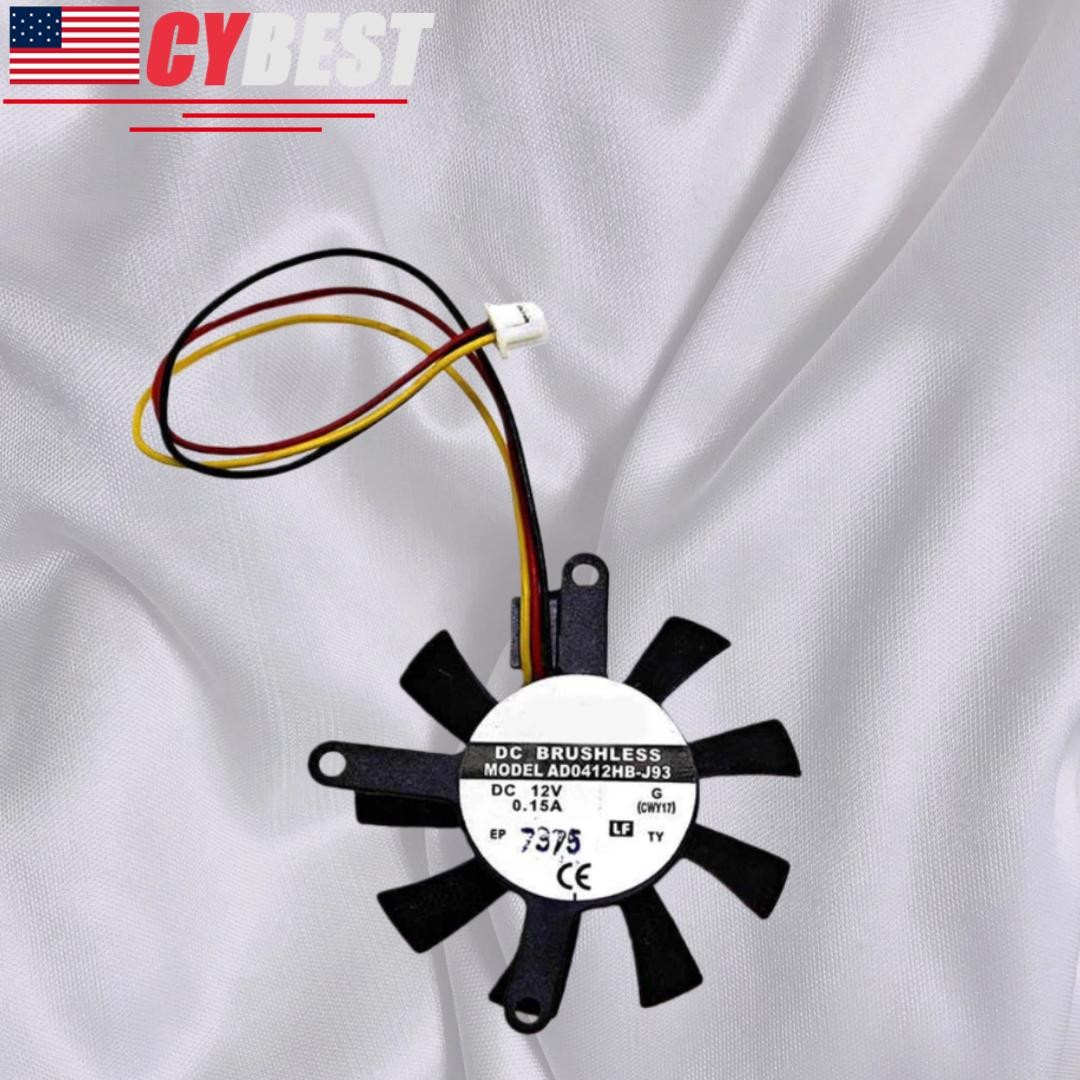 For AD0412HB-J93 Graphics Card 12V Industrial Control Fan Original New