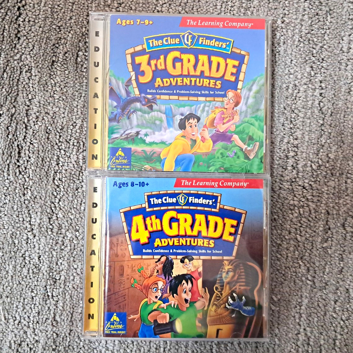 The Learning Company ClueFinders 3rd & 4th Grade Adventures PC Educational CD