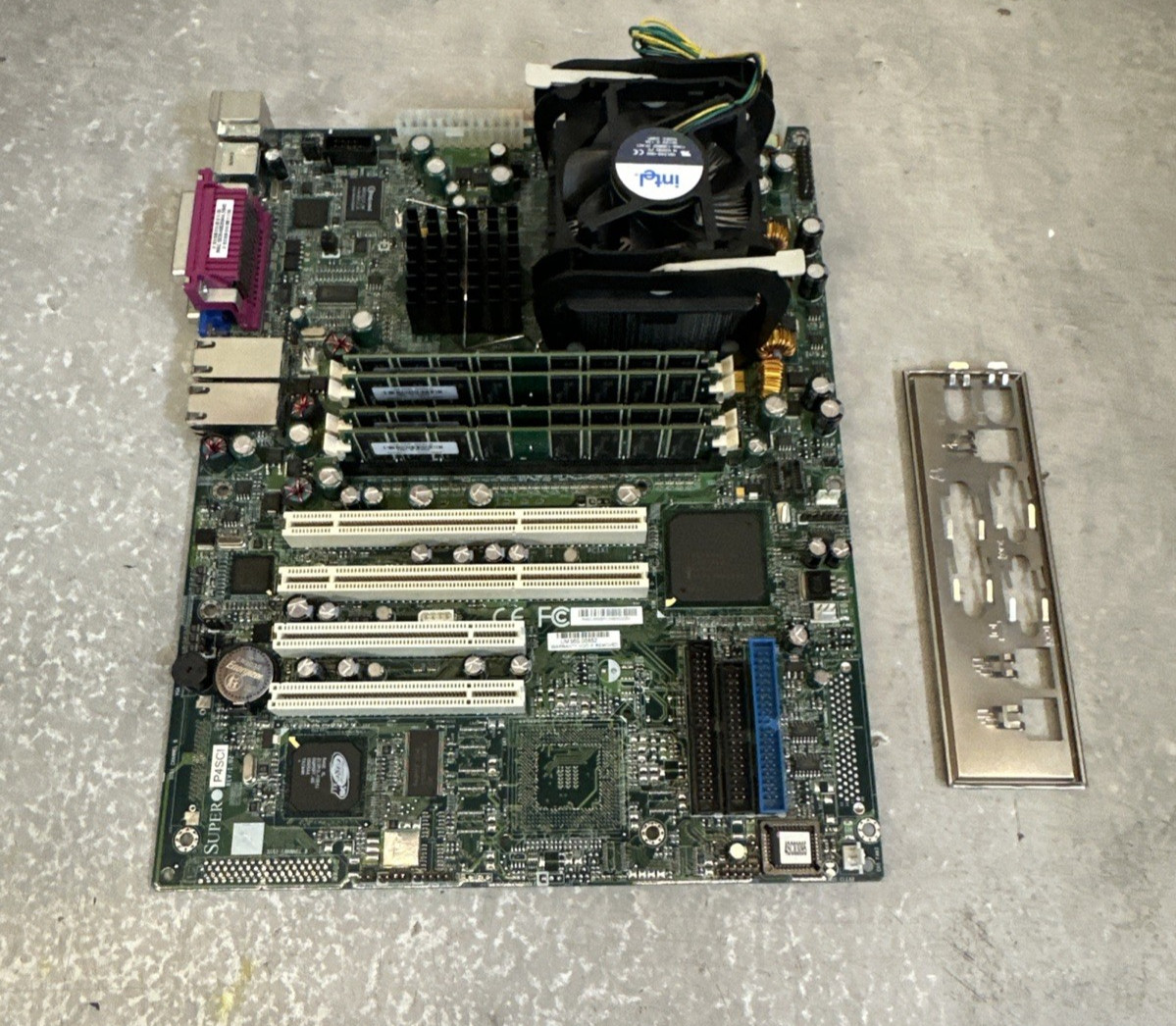 Supermicro P4SCI Motherboard Intel Pentium 4 - 4GB RAM - Heatsink - I/O Shield