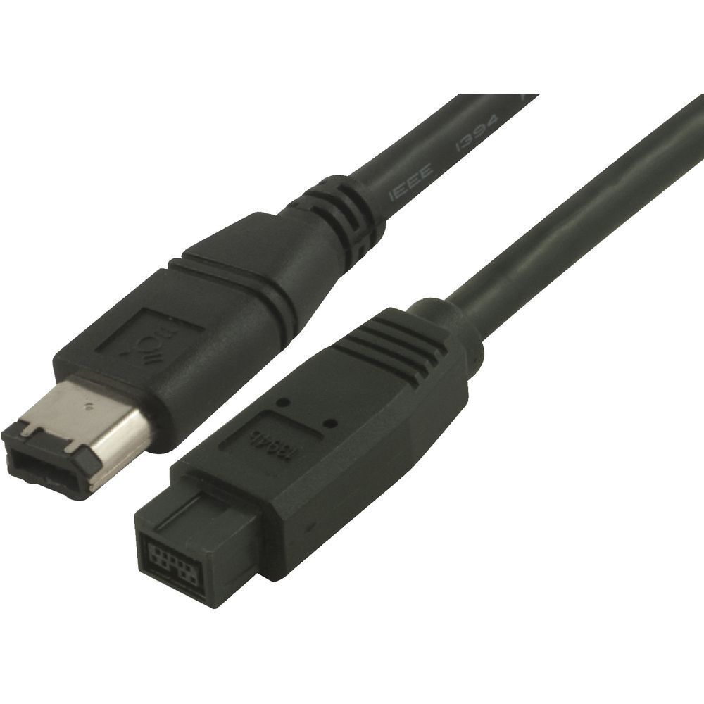 Bizlander Firewire cable 800 IEEE1394B 9 Pin to 6 Pin Male to Male 6 Ft 1.8M LAK