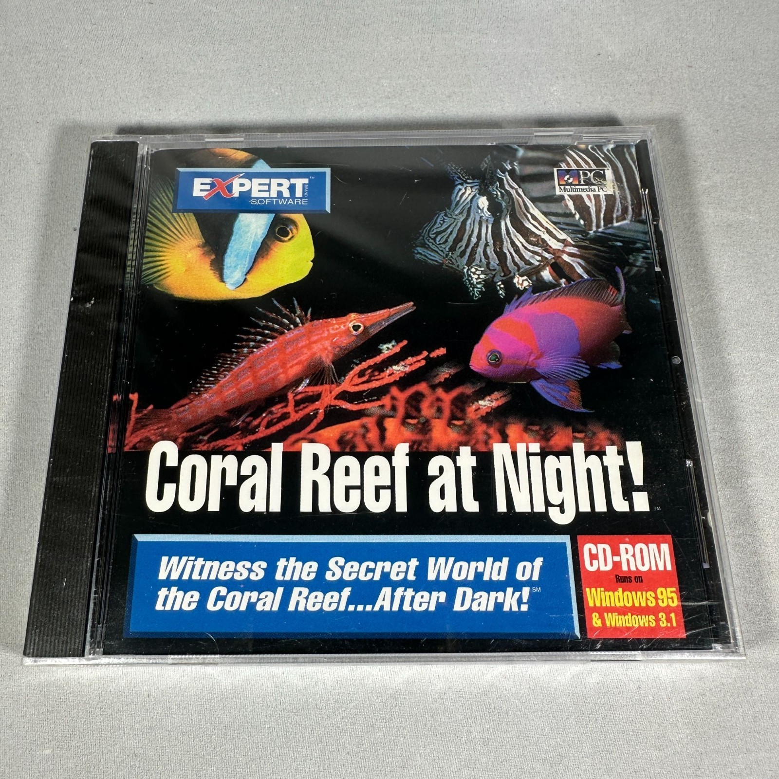 Coral Reef At Night CD-ROM For Windows 95 & 3.1 By Expert Software