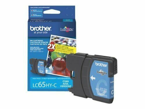 GENUINE Brother LC65 Cyan Ink Cartridge MFC-5890CN MFC-6490CW MFC-6980DW