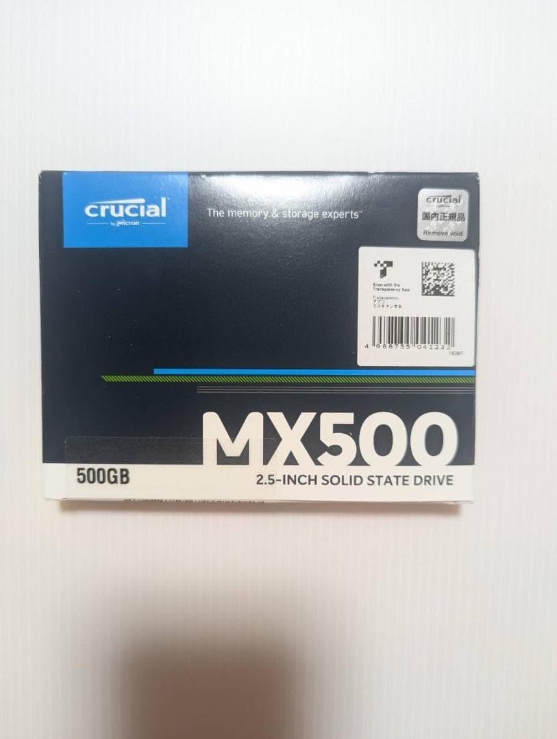 Crucial MX500 500GB 2.5" SATA SSD CT500MX500SSD1 New From Japan
