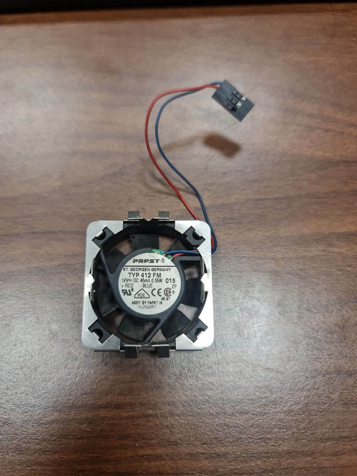 EBM-PAPST Typ 412 fm 40x40x10mm 12V 45mA 0.56W FAN Cooling Fan