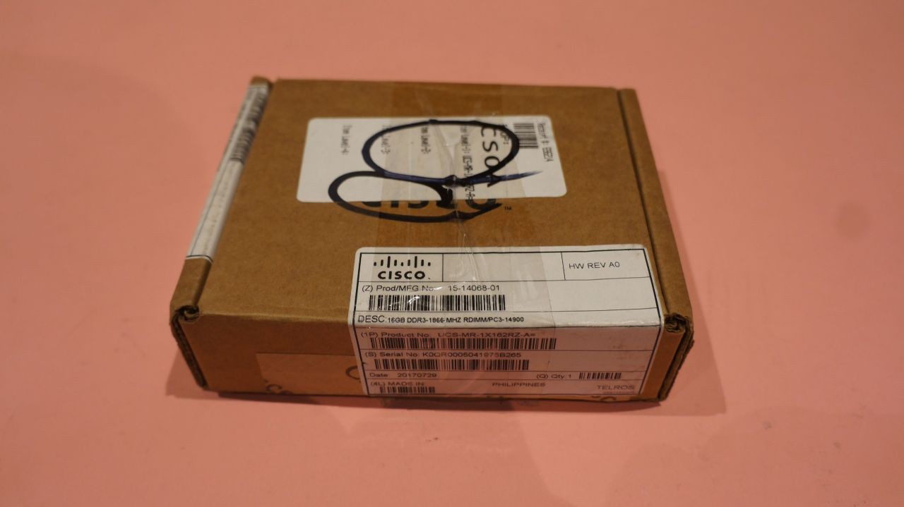 CISCO UCS-MR-1X162RZ-A= 15-14068-01 SAMSUNG 16GB 2RX4 PC3-14900R DDR3 RAM