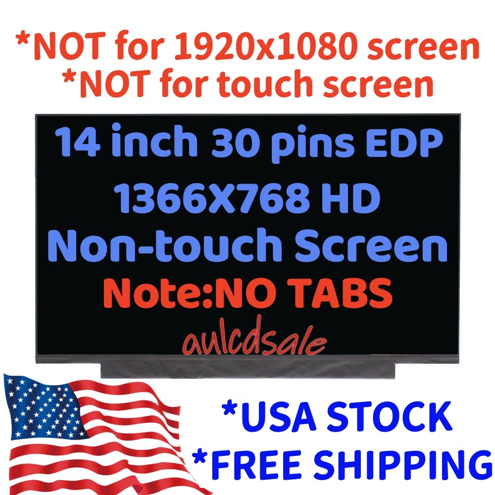 New LCD LED screen for HP 14-DQ0762DX 14-DQ0703DX 14-DQ1010CA non-touch 14in HD