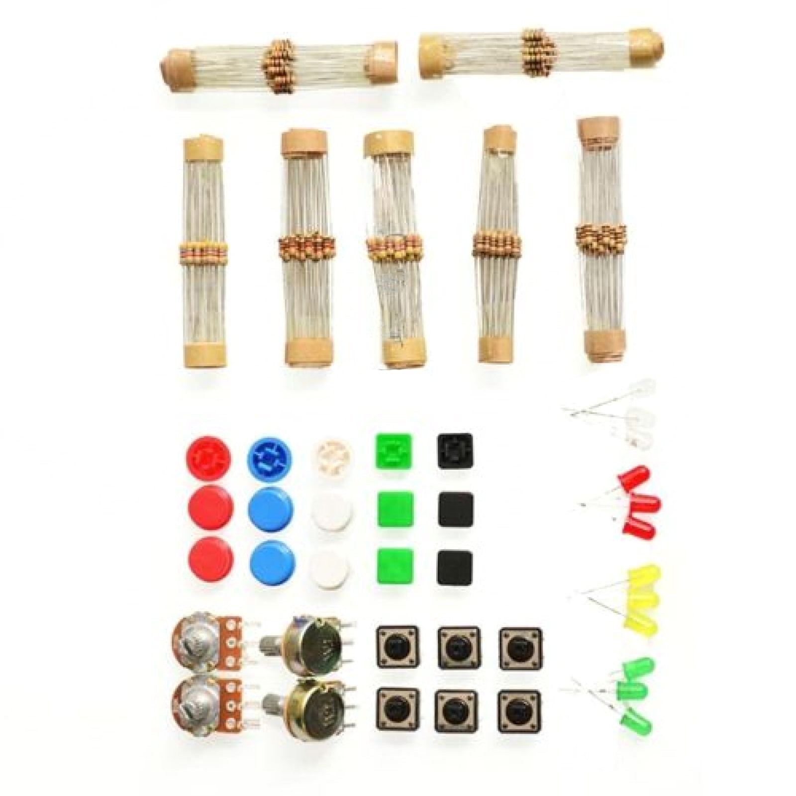 Electronic Parts Pack KIT for ARDUINO component Resistors Switch Button cc