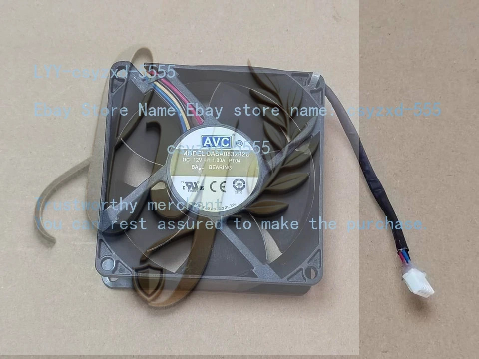 AVC DASA0832B2U-PT04 8032 DC12V 1.0A 8CM 4-Wire PWM Speed Control Cooling Fan