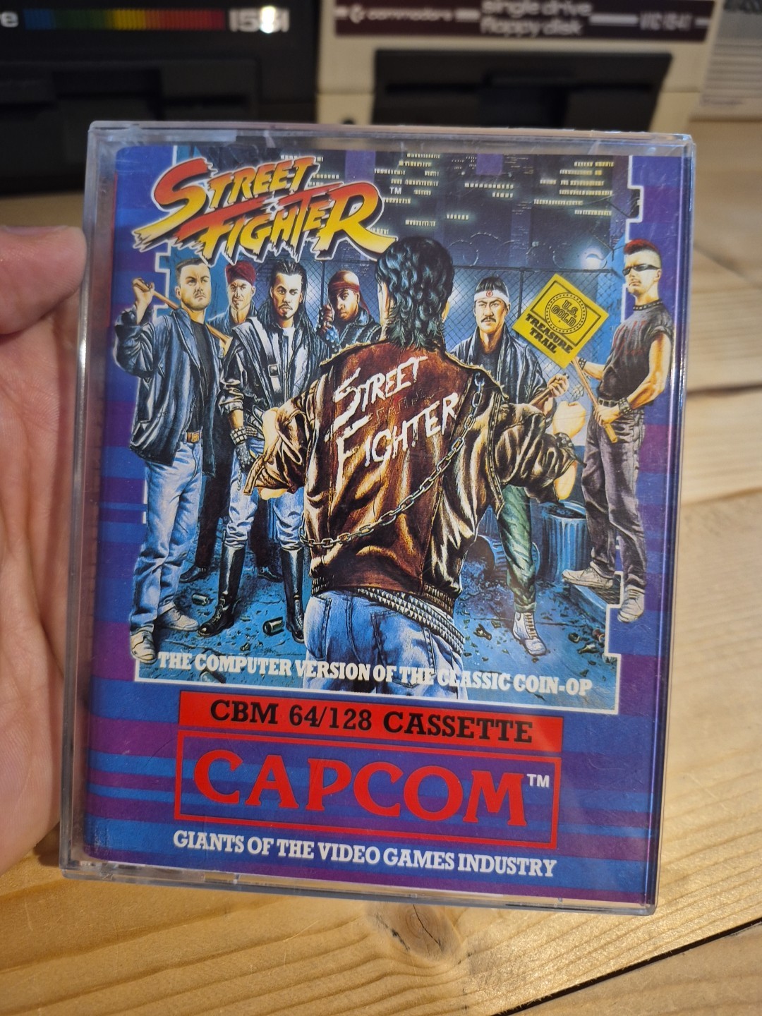 C64 : STREET FIGHTER ORIGINAL GAME X COMMODORE 64 tape CAPCOM