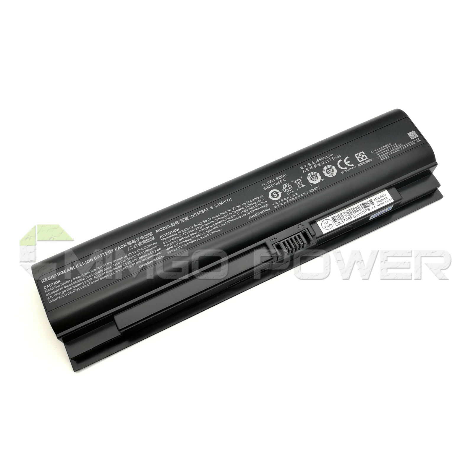 New Genuine N950BAT-6 Battery for Clevo Hasee ZX7-CP5S2 ZX7-CP7S2 TX7 TX8 TX9