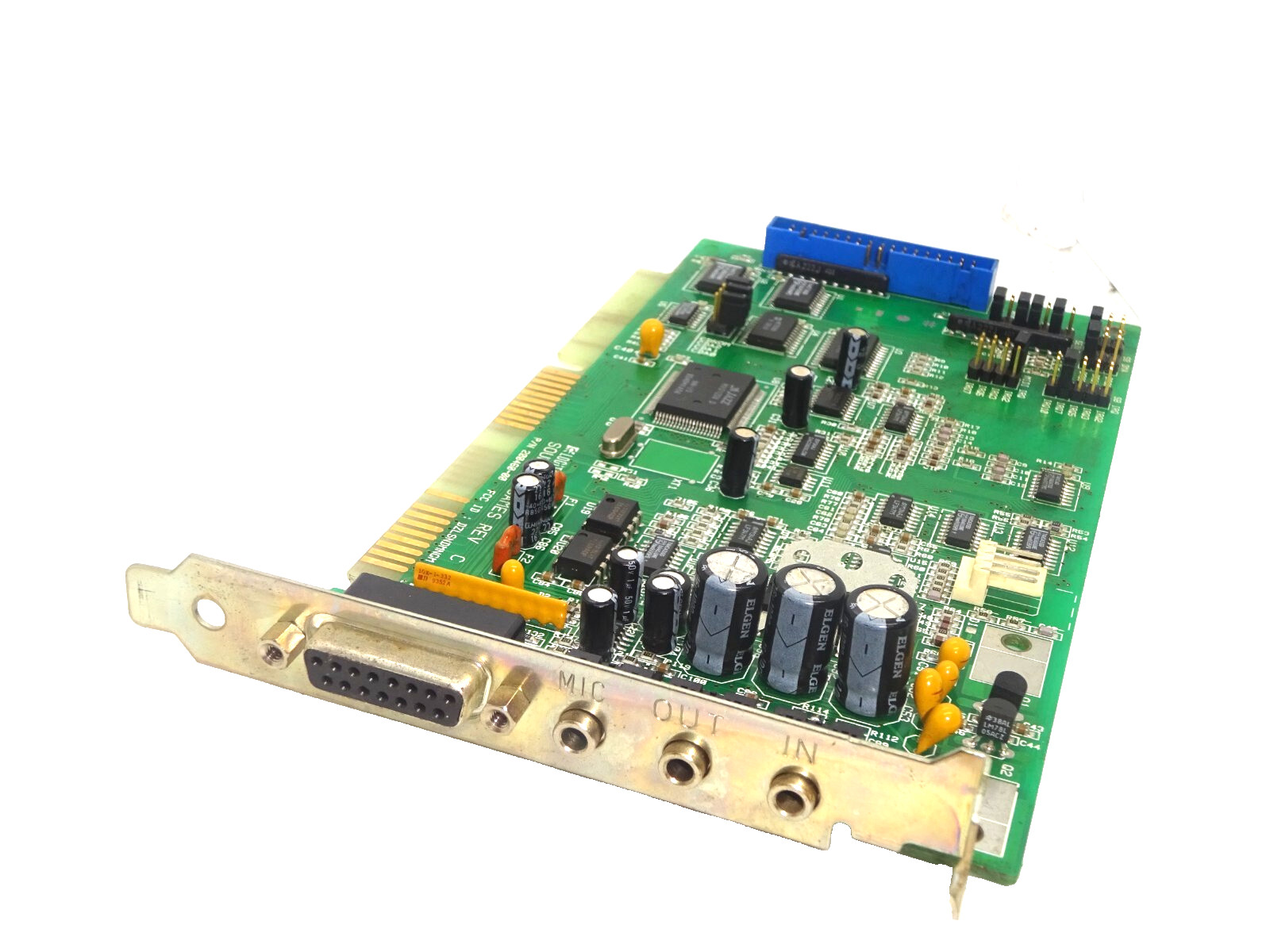 LOGITECH SOUNDMAN GAMES YAMAHA YMF262-M JAZZ MVD1208 16 BIT SOUND CARD #GK11647