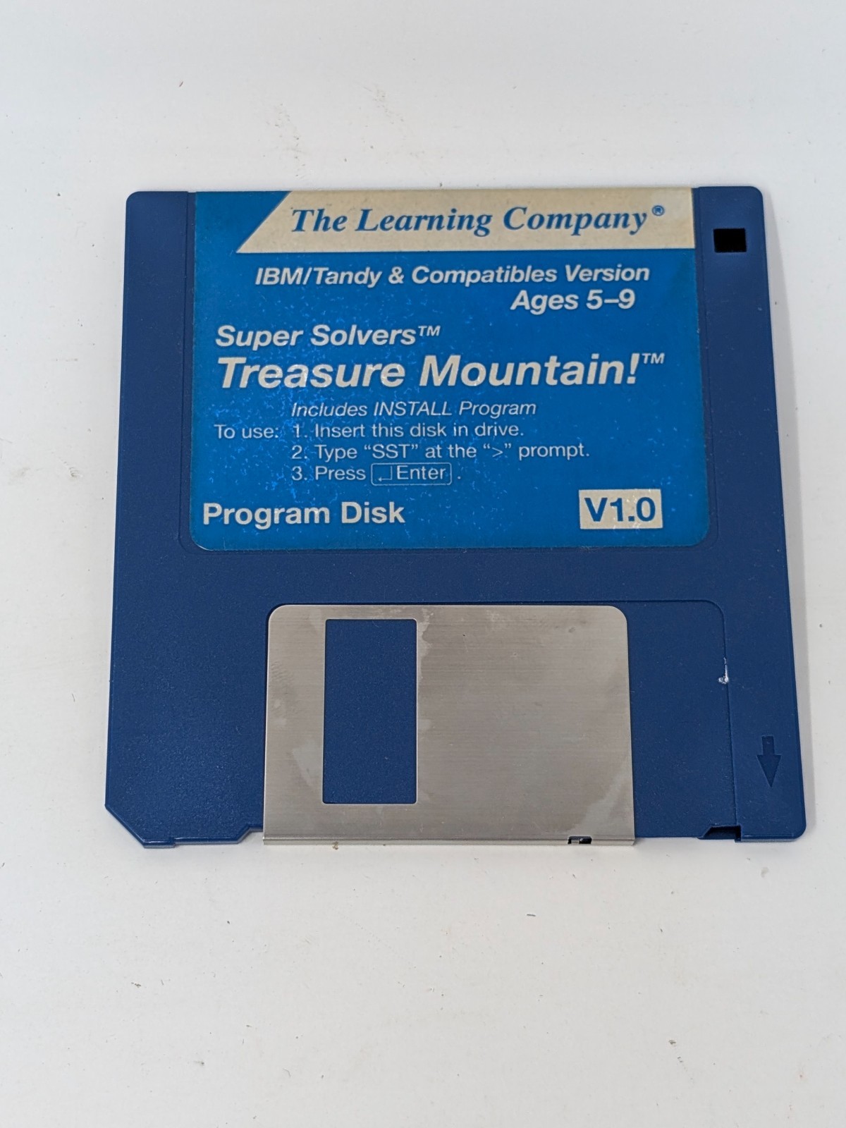 The Learning Company Super Solvers Treasure Mountain IBM/Tandy Ver 1.0 3.5 Media