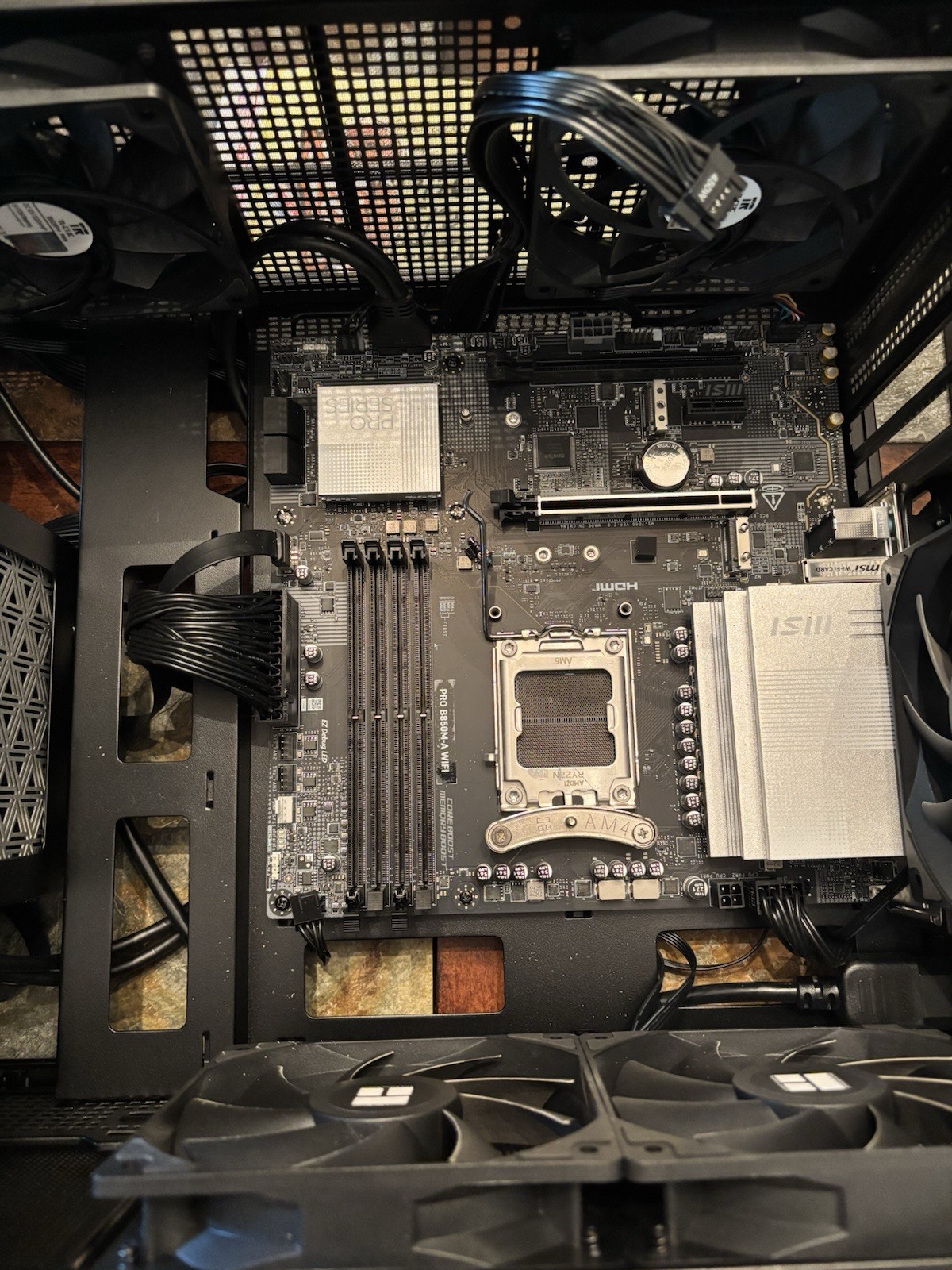 Barebones PC  with ASUS AP201, MSI B650M-A WiFi, 850W Montech PSU, CPU Cooler