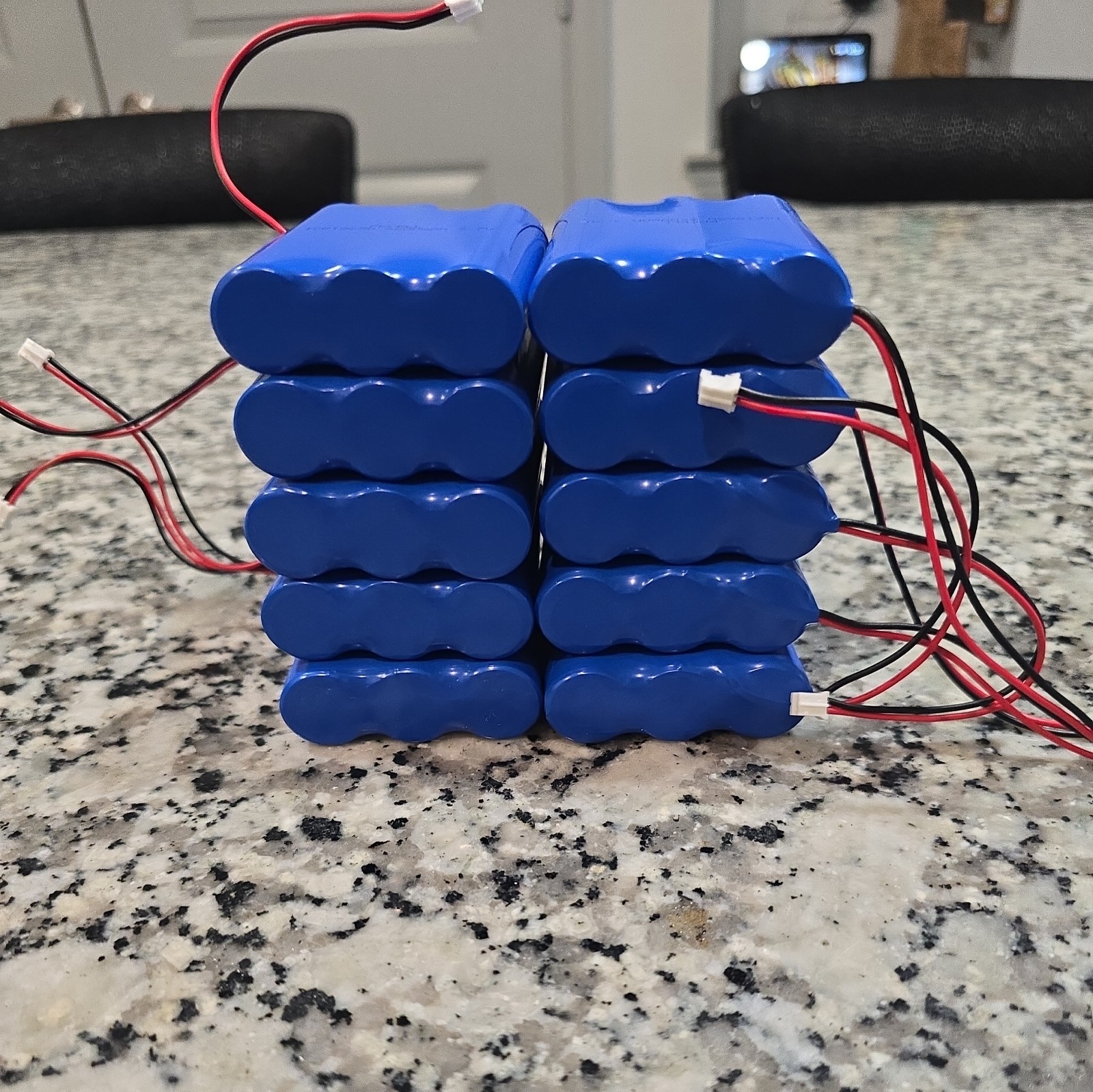 qty (x10) PKCELL ICR 18650 3.7v 6600mAh Li ion Rechargeable Battery Pack 