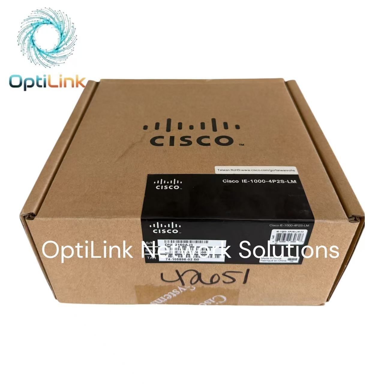Cisco IE-1000-4P2S-LM 1000 Series Industrial Ethernet Managed Switch New Sealed
