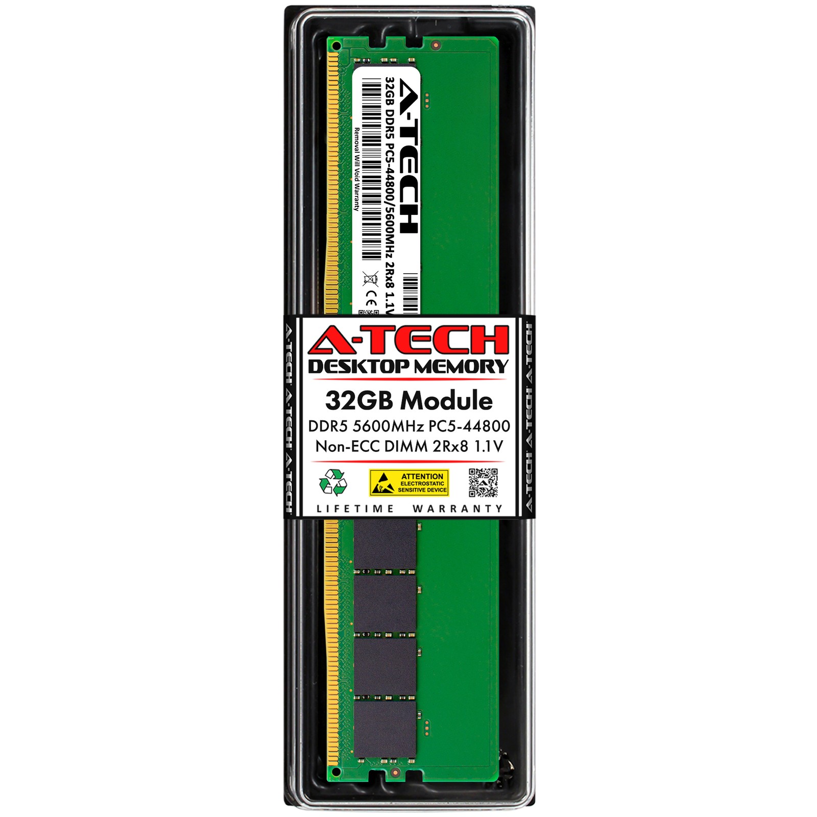 32GB DDR5 PC5-44800 DIMM (Replacement for Lenovo 4X71N41635) Desktop Memory RAM