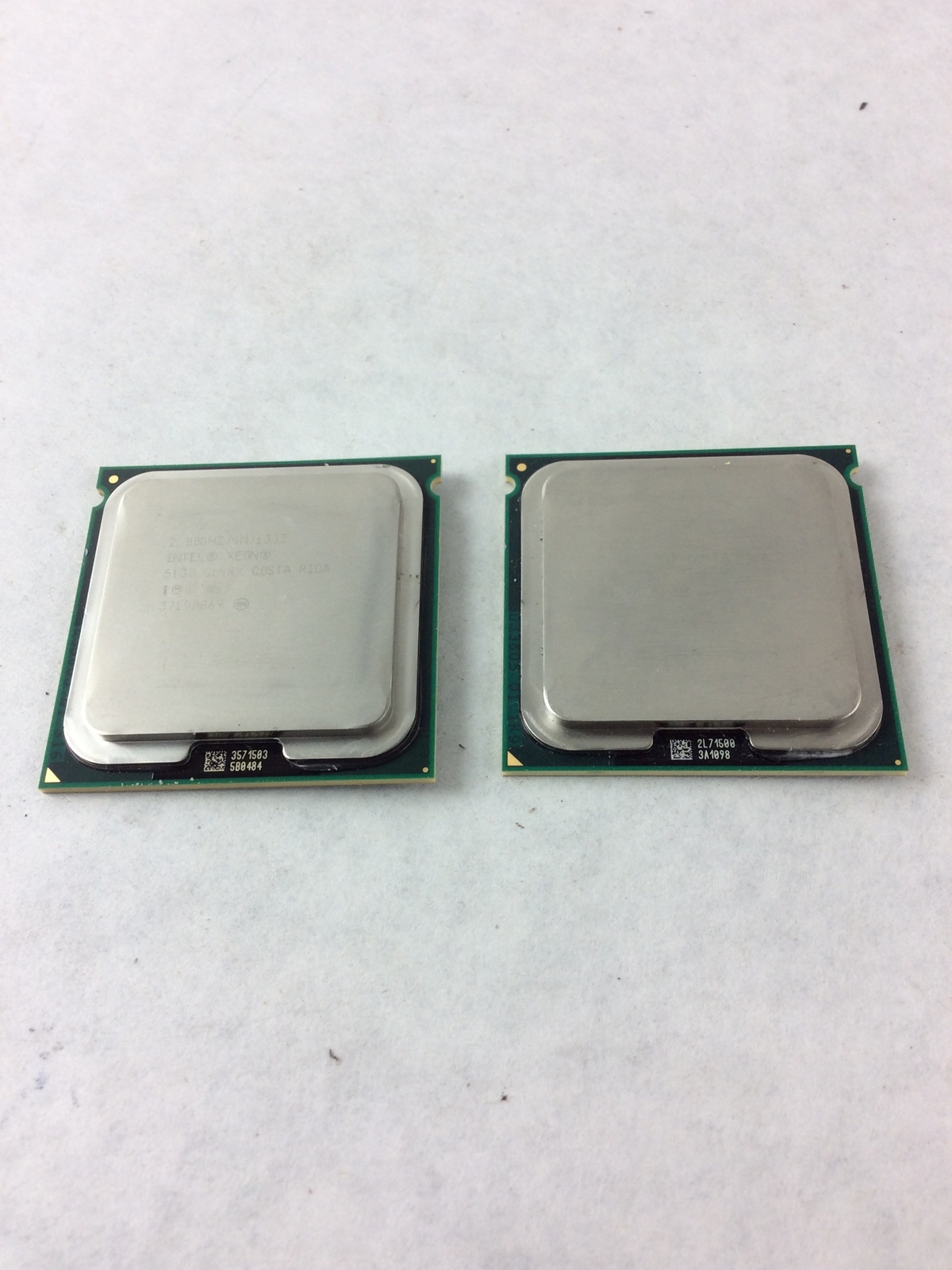 Matched pair SL9RX Intel Xeon 5130 2.0GHz 4M Dual Core 2x2MB 1333MHz Socket 771