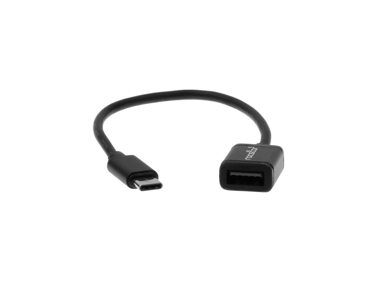 ROCSTOR Y10C147-B1 6FT USB-C TO USB-A ADAPTER M/F