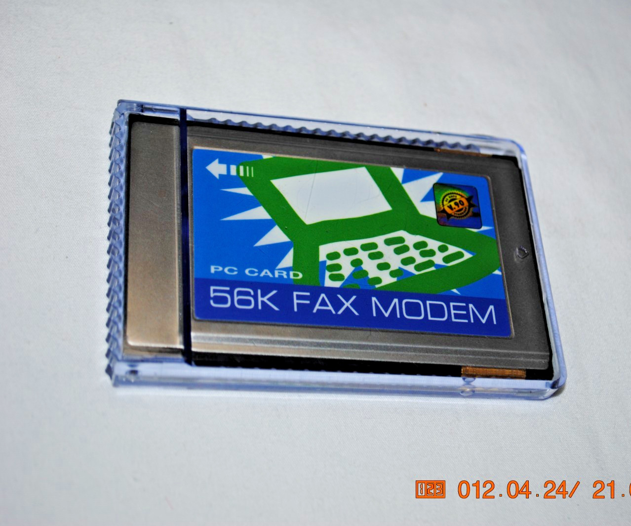 Conexant 56kbps Fax Modem PC Card V.90 , V.34 -