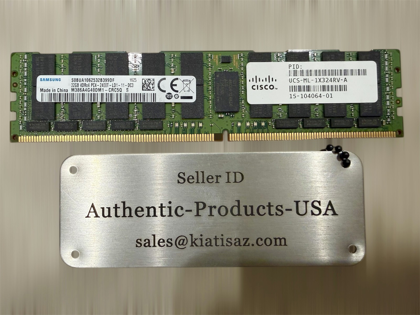 SAMSUNG 32GB CISCO UCS-ML-1X324RV-A  4DRX4 LRDIMM ECC MEMORY M386A4G40DM1-CRC5Q