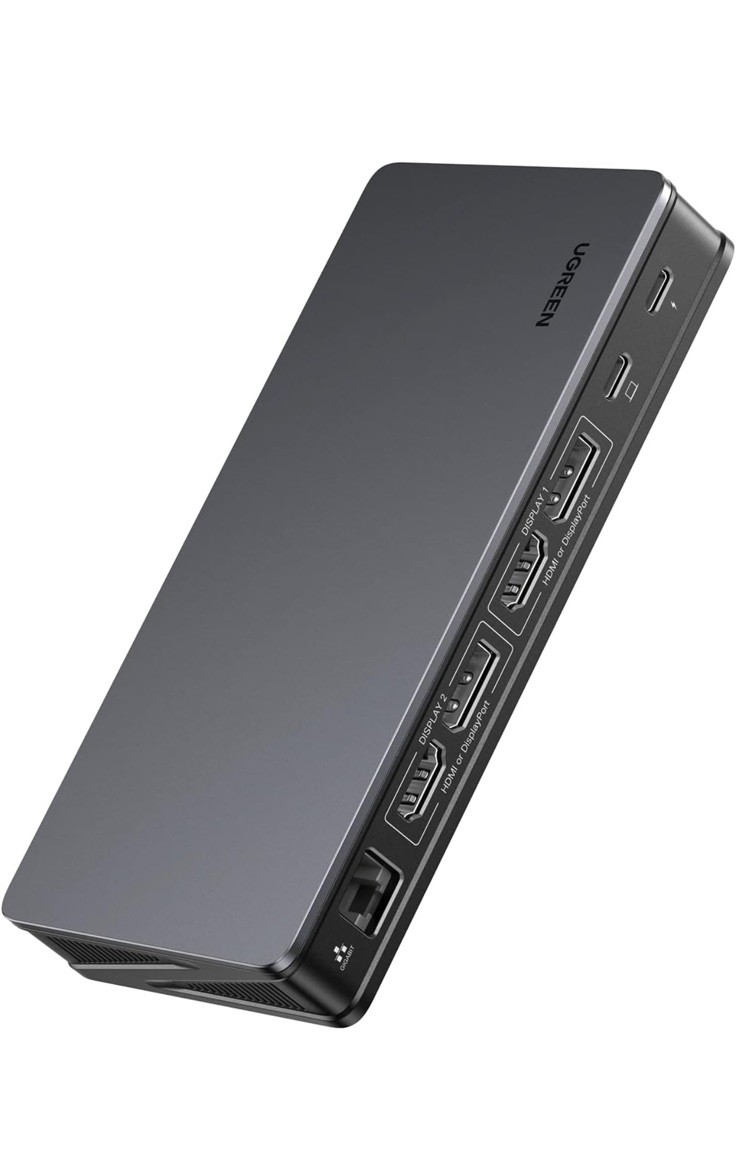 UGREEN USB C Docking Station, 9-in-1 Dual 4K@60hz Extended 100W PD Dock