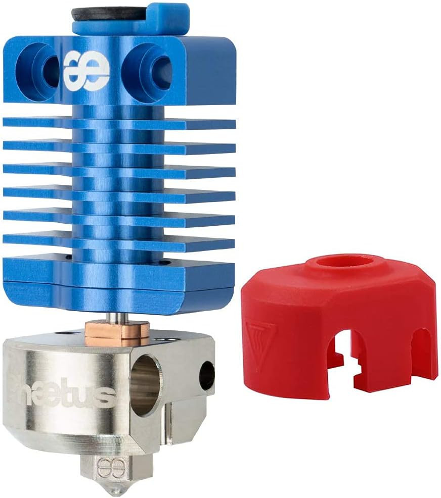 All Metal Dragonfly HOTEND BMS Bimetal Heatbreak Plated Copper Nozzle, Heater Bl
