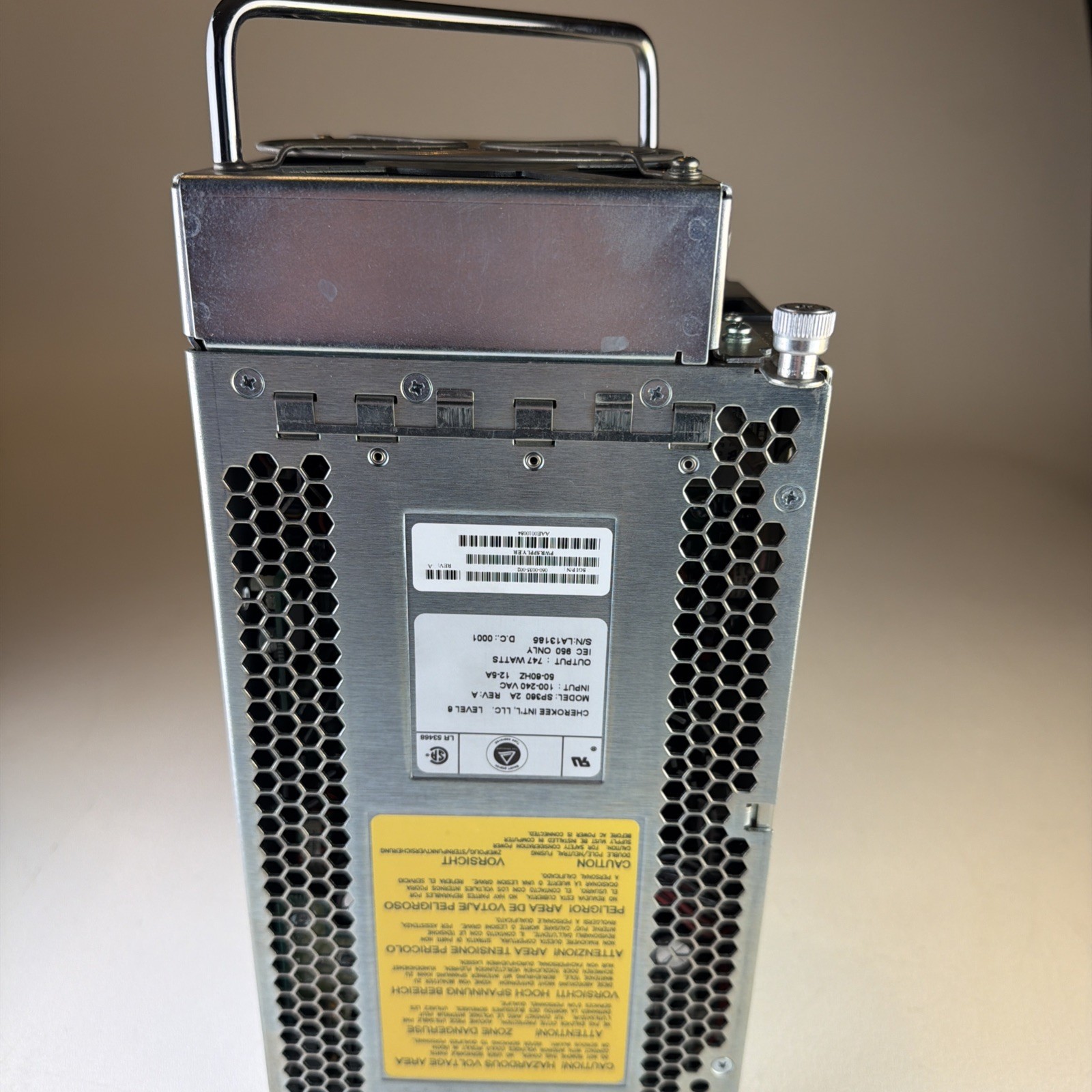 SGI Octane Power Supply - For Parts or Repair - Not working - 747 Watt - SP380
