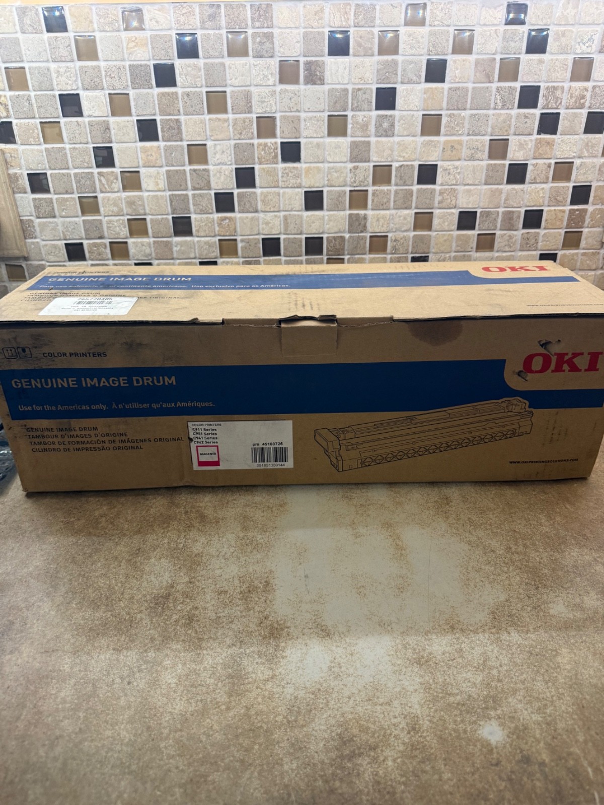 OKI Genuine Image Drum 45103726 • Magenta • C911 C931 C941 C942 Series