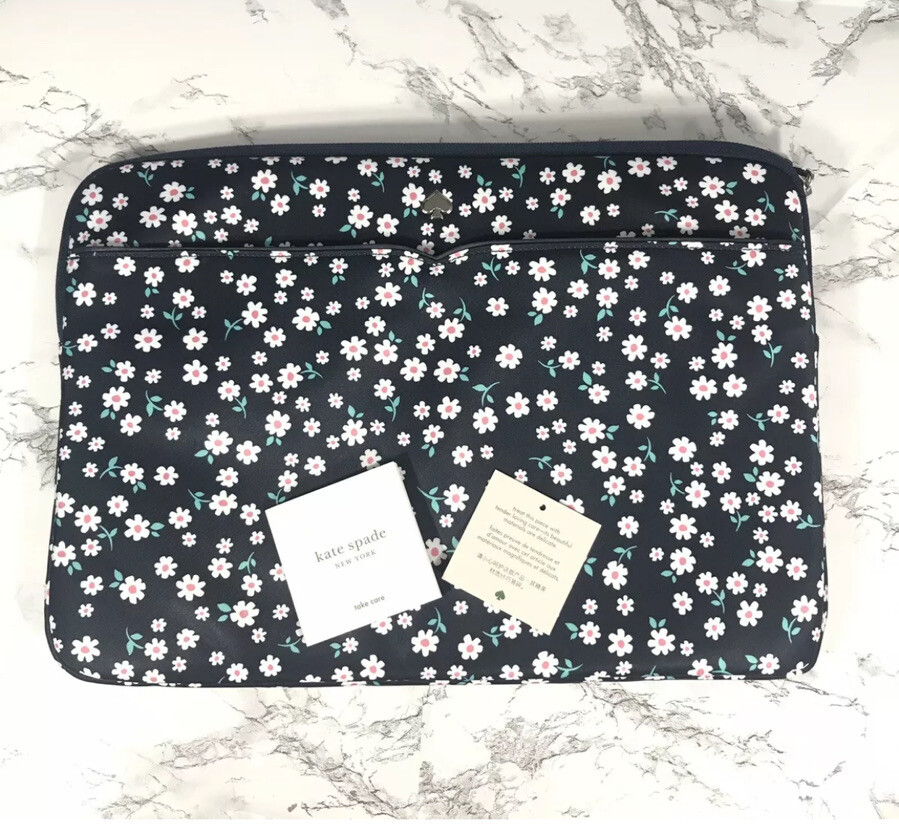 NWT Kate Spade Jae Fleurette Toss Universal 15” Laptop Sleeve Cover Case